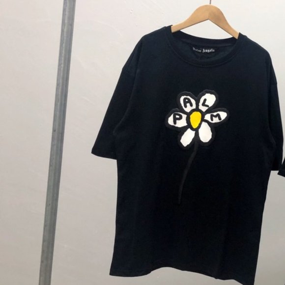 Palm Angels Women Black T-Shirt - Picture 1 of 7
